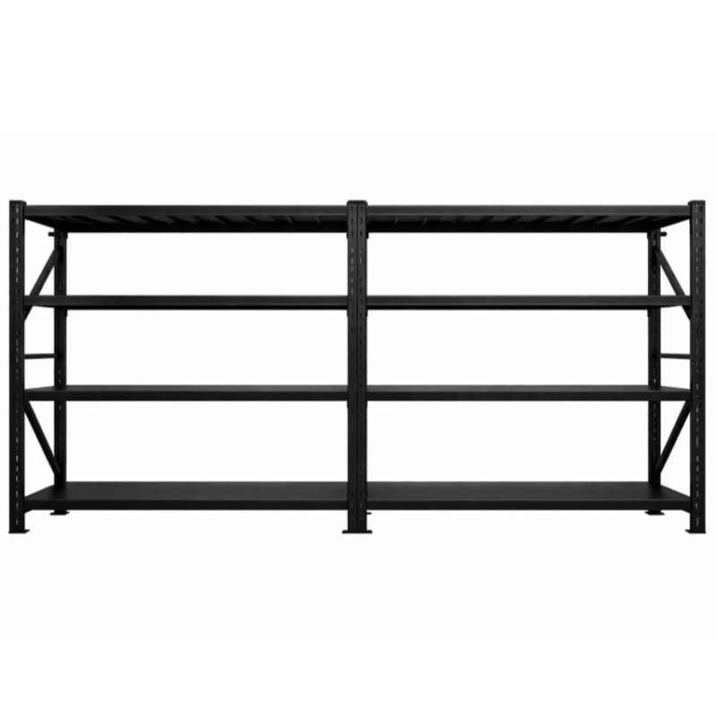 Regał magazynowy metalowy Metis Global 200x235x50 cm 4 półki 2000 kg czarny